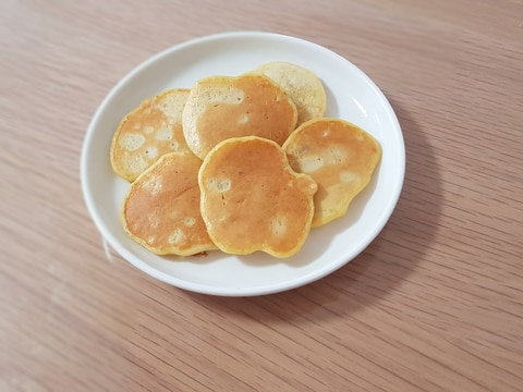 【離乳食完了期】バナナパンケーキ